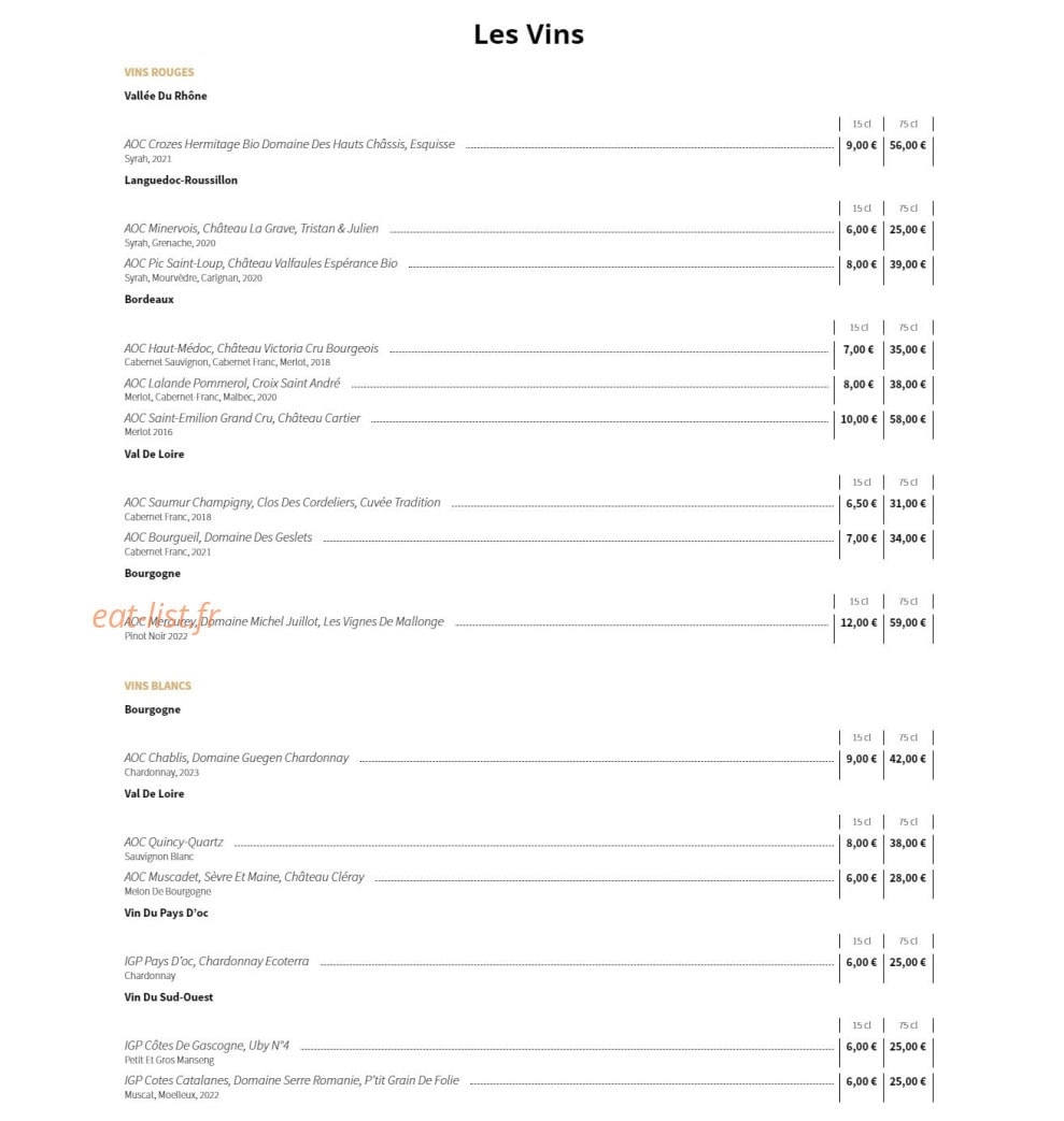 Le Conti — carte page 4