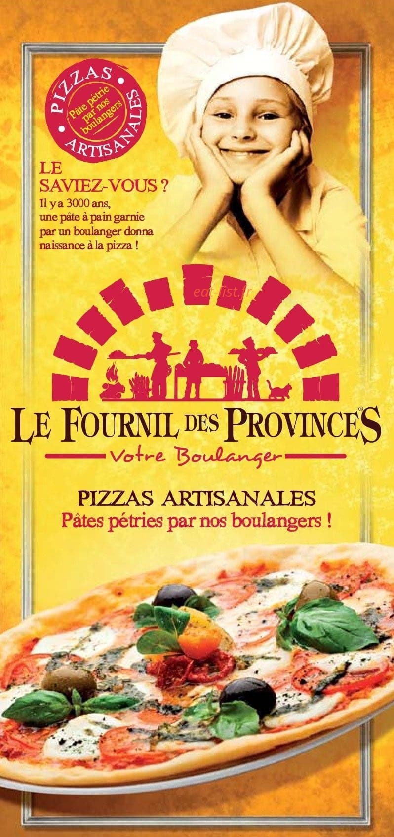Le fournil des Provinces — carte page 1