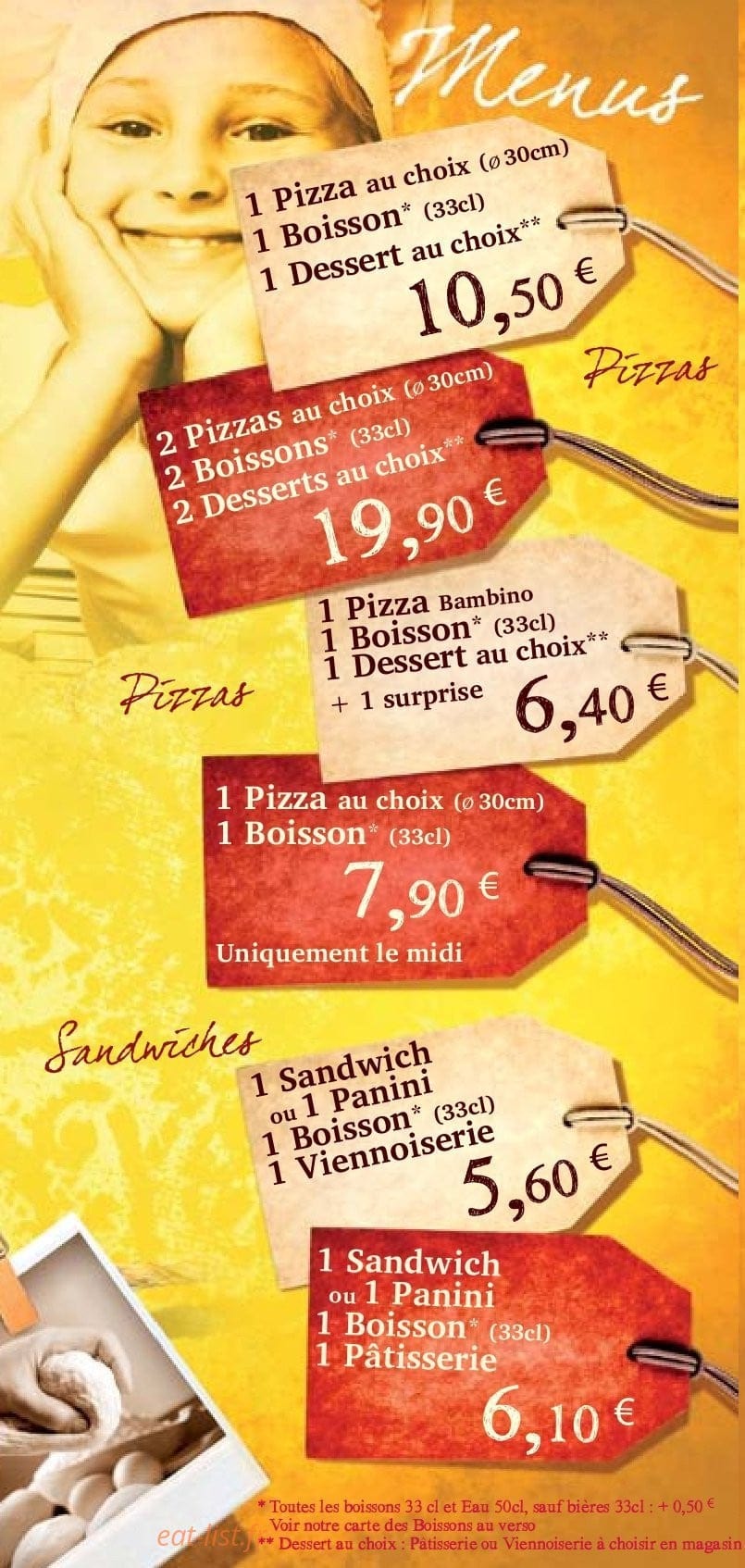 Le fournil des Provinces — carte page 5