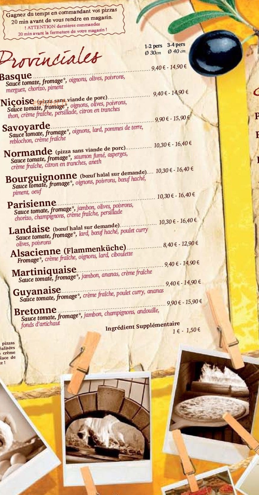 Le fournil des Provinces — carte page 3