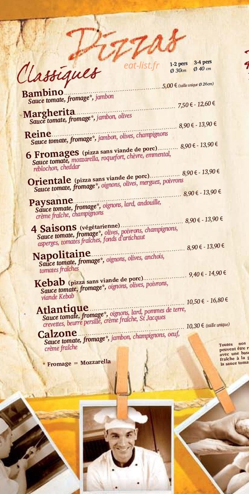 Le fournil des Provinces — carte page 2