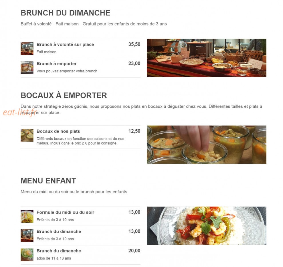 Le Garde Manger — carte page 2
