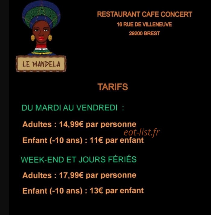 Le Mandela — carte page 1