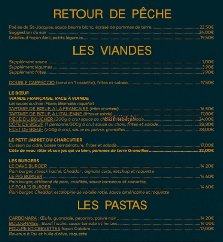 Le Marie Louise — carte page 3
