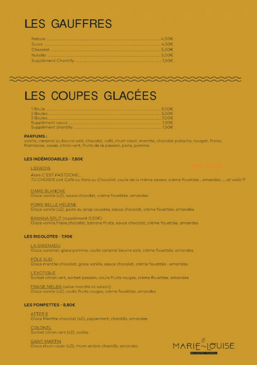 Le Marie Louise — carte page 5