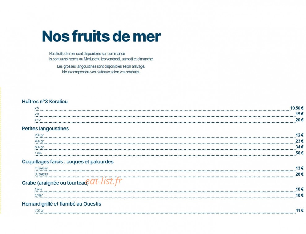 Le Merluberlu — carte page 4