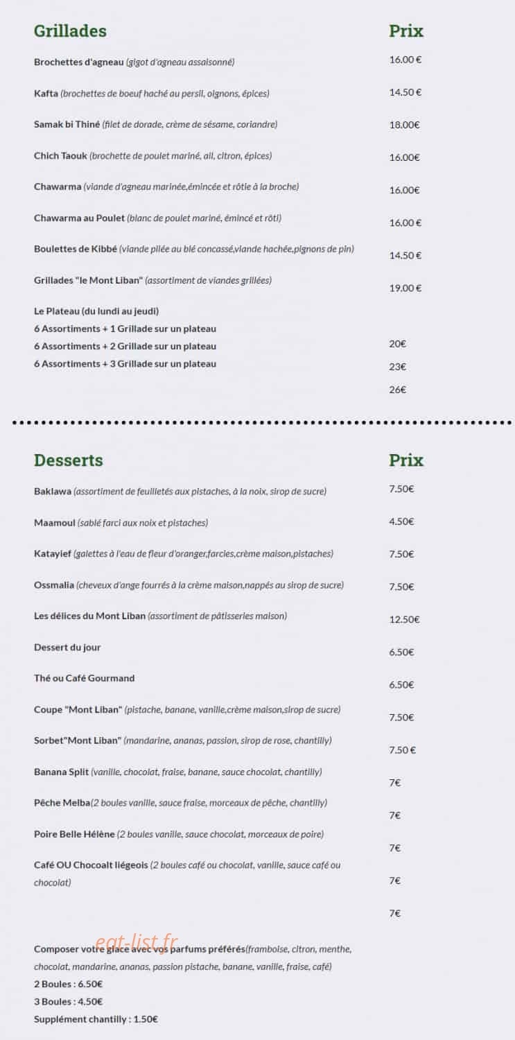 Le mont liban — carte page 2