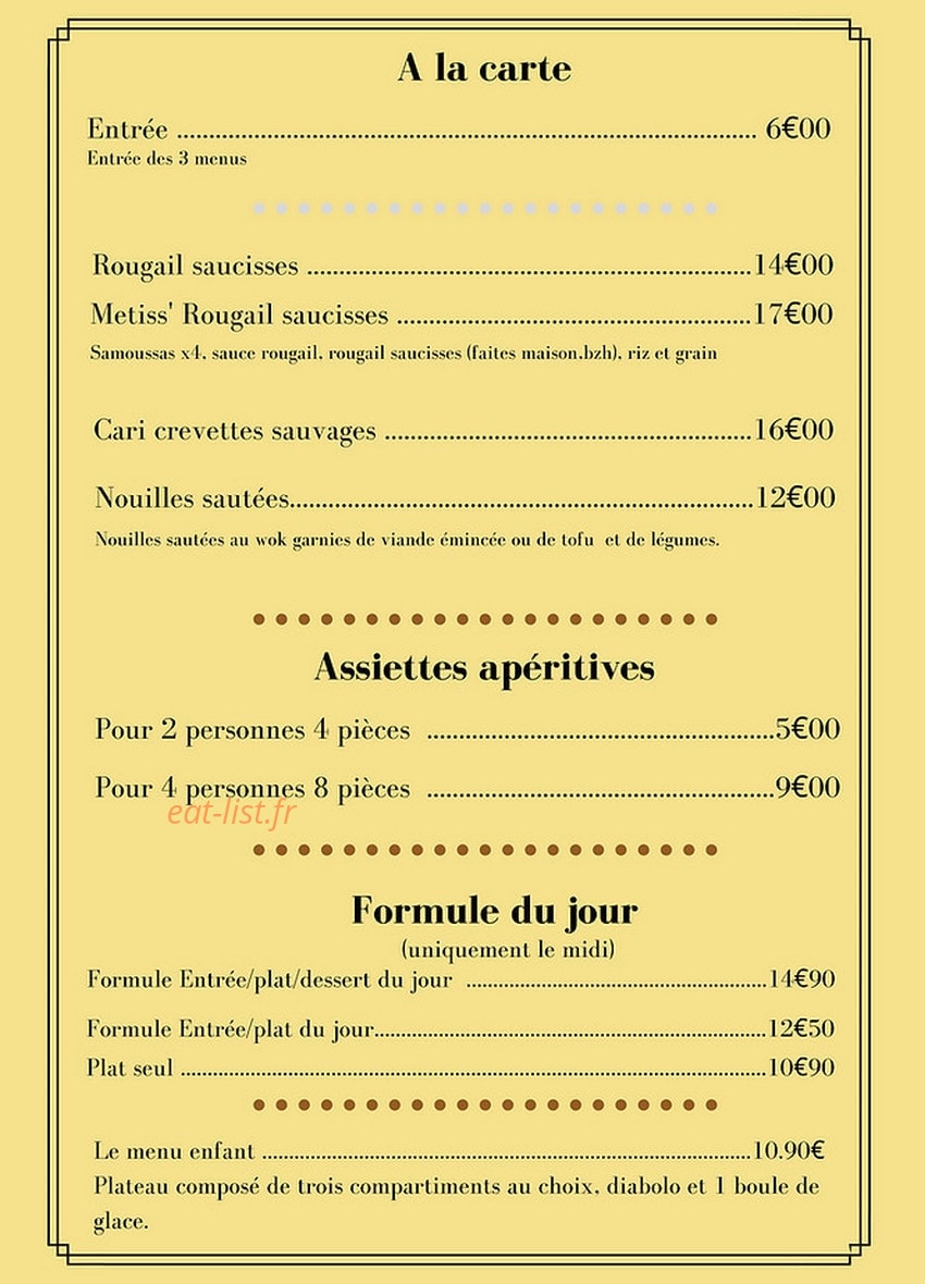 Le So Metiss' — carte page 2