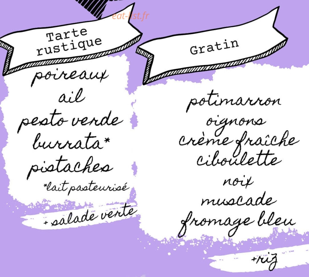 Les Gâteuses — carte page 1