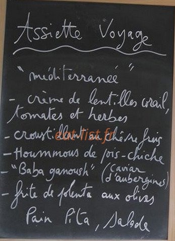 Les Maraîchers — carte page 1