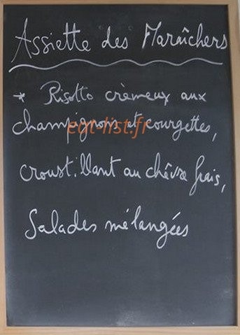 Les Maraîchers — carte page 2