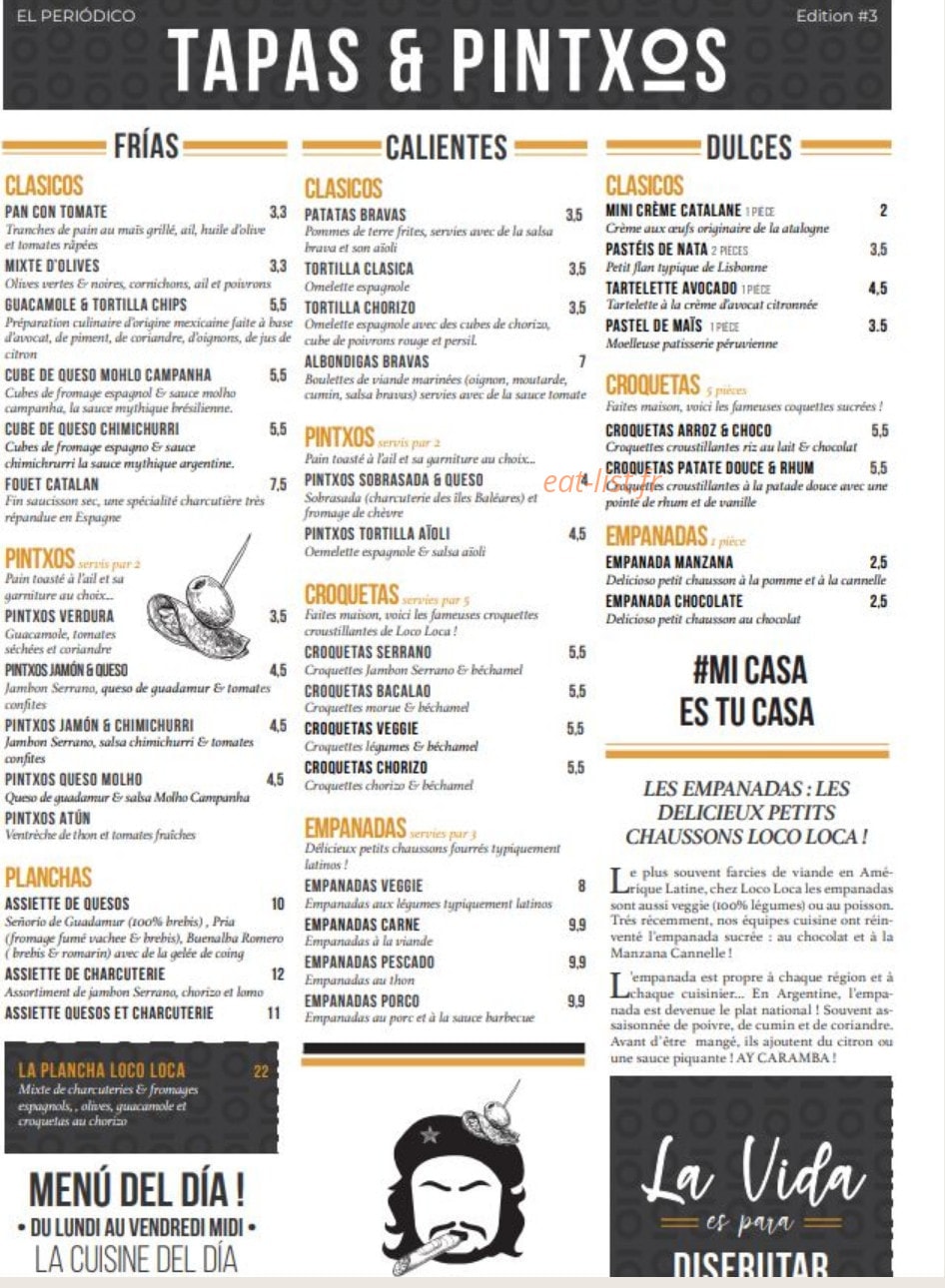Loco Loca — carte page 12
