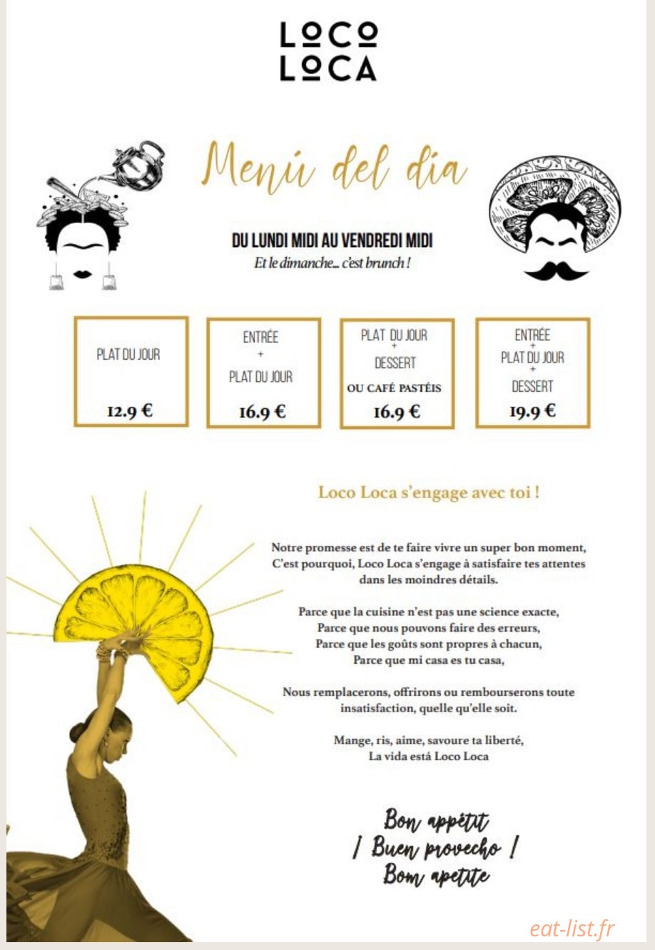 Loco Loca — carte page 2