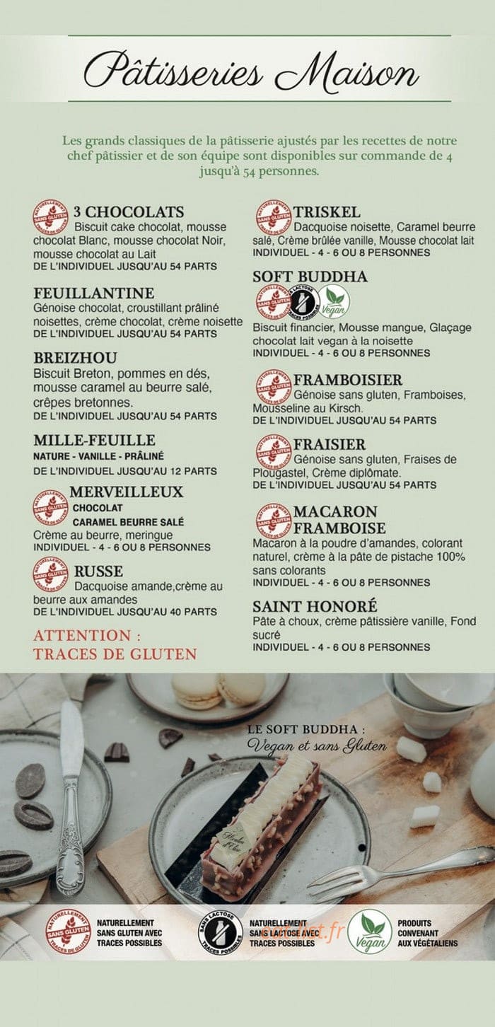 Moulin d'Élise Café — carte page 10