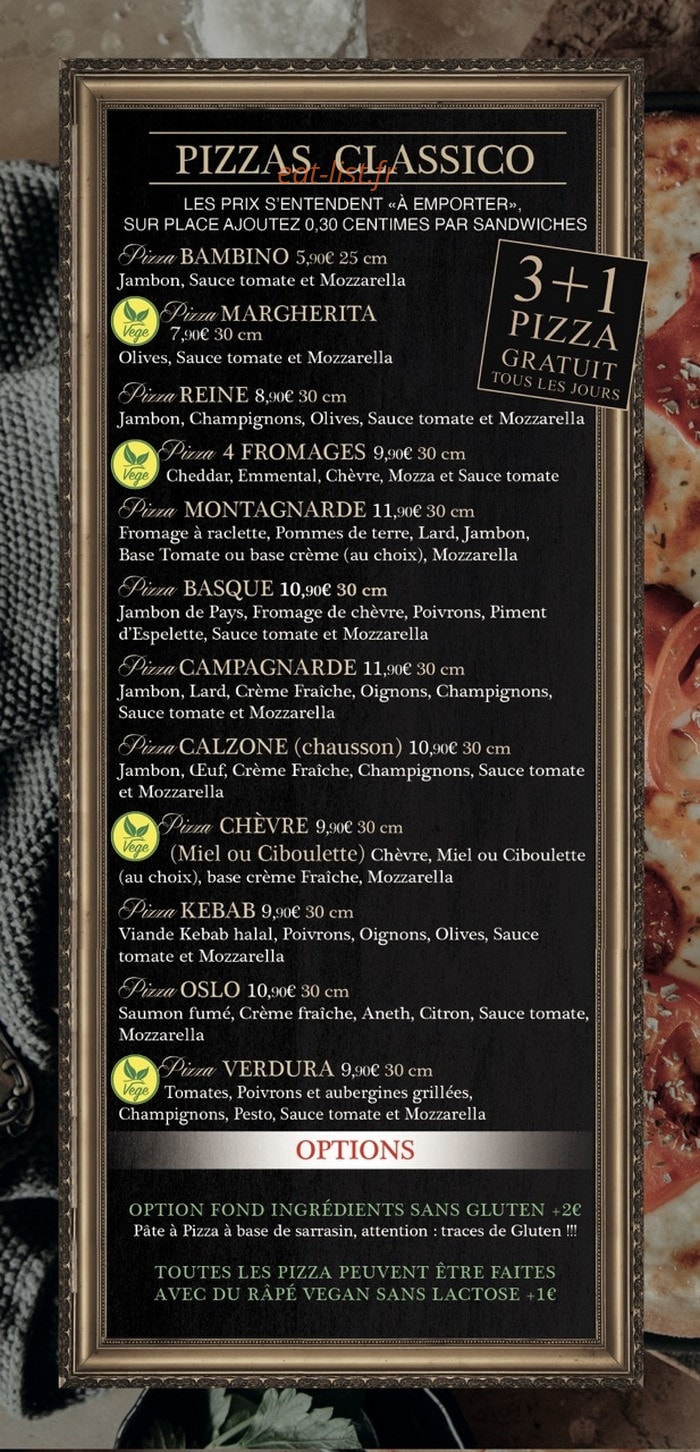 Moulin d'Élise Café — carte page 2