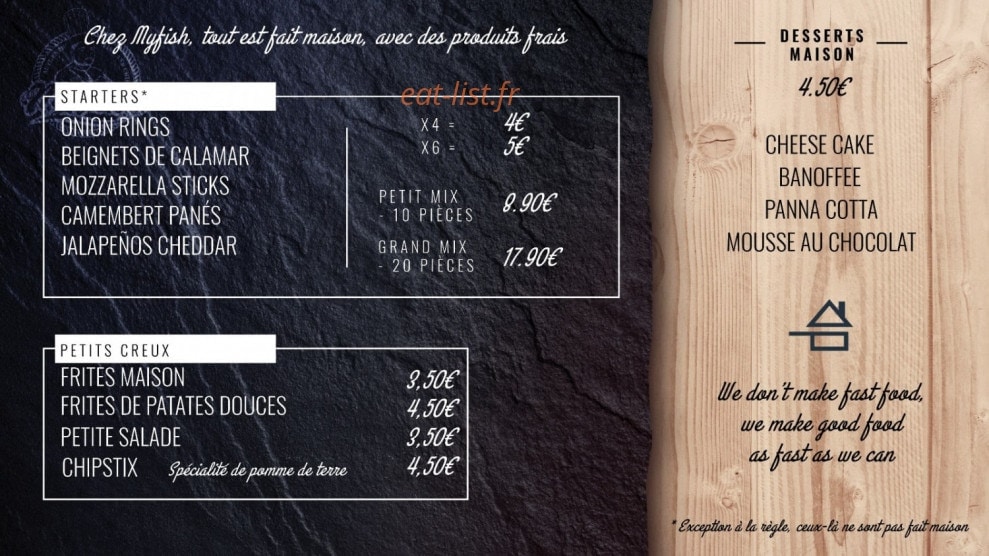 My Fish — carte page 2