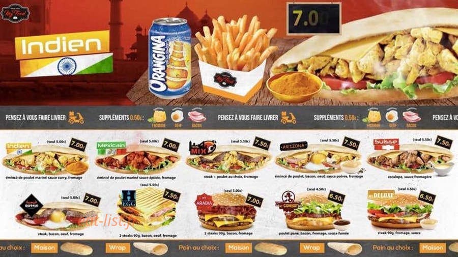 My Food — carte page 2