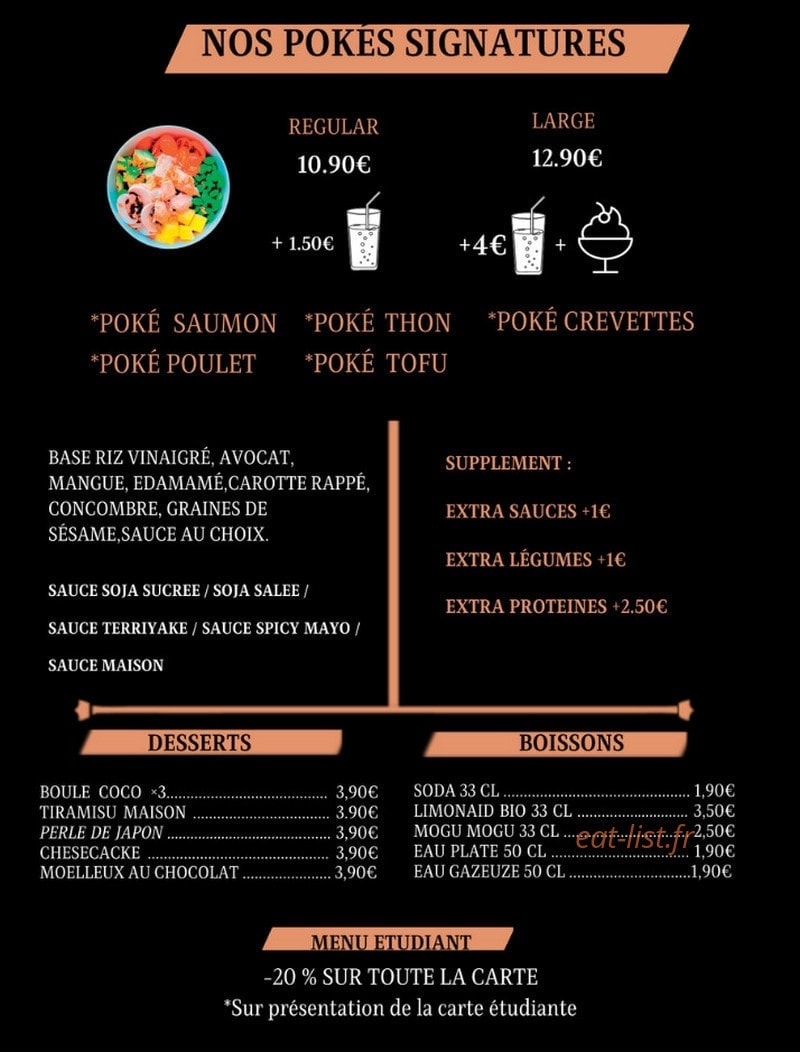 My Sushi 29 — carte page 6