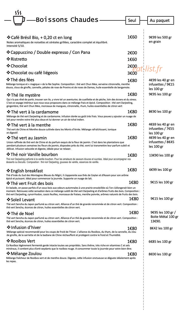 O'Local — carte page 5