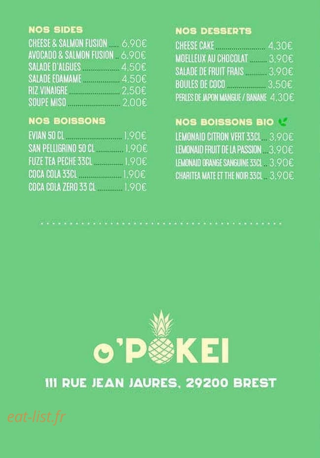 O'pokei — carte page 4