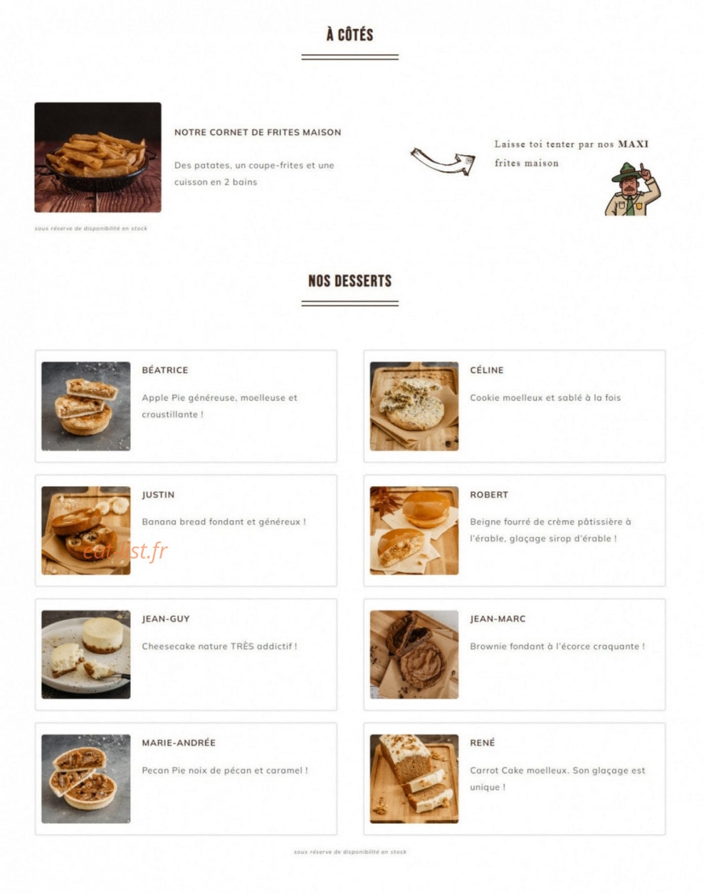 Poutinebros — carte page 3