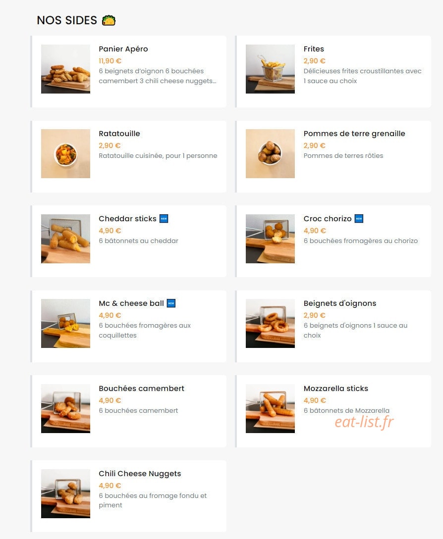 Roast It — carte page 6