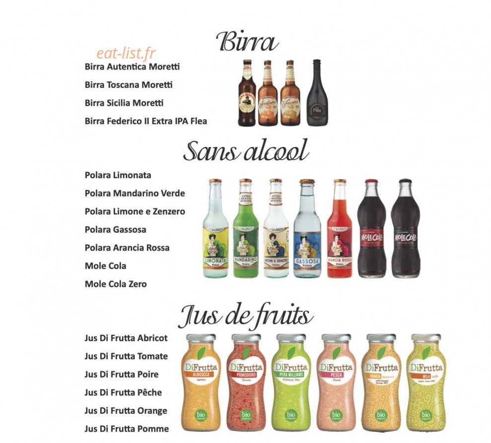 Si Ristorante — carte page 11