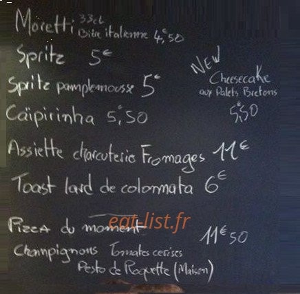Spuntino — carte page 1