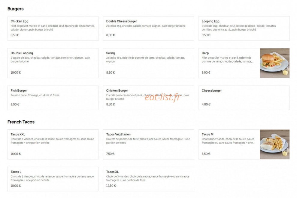 Team Food Chicken — carte page 3