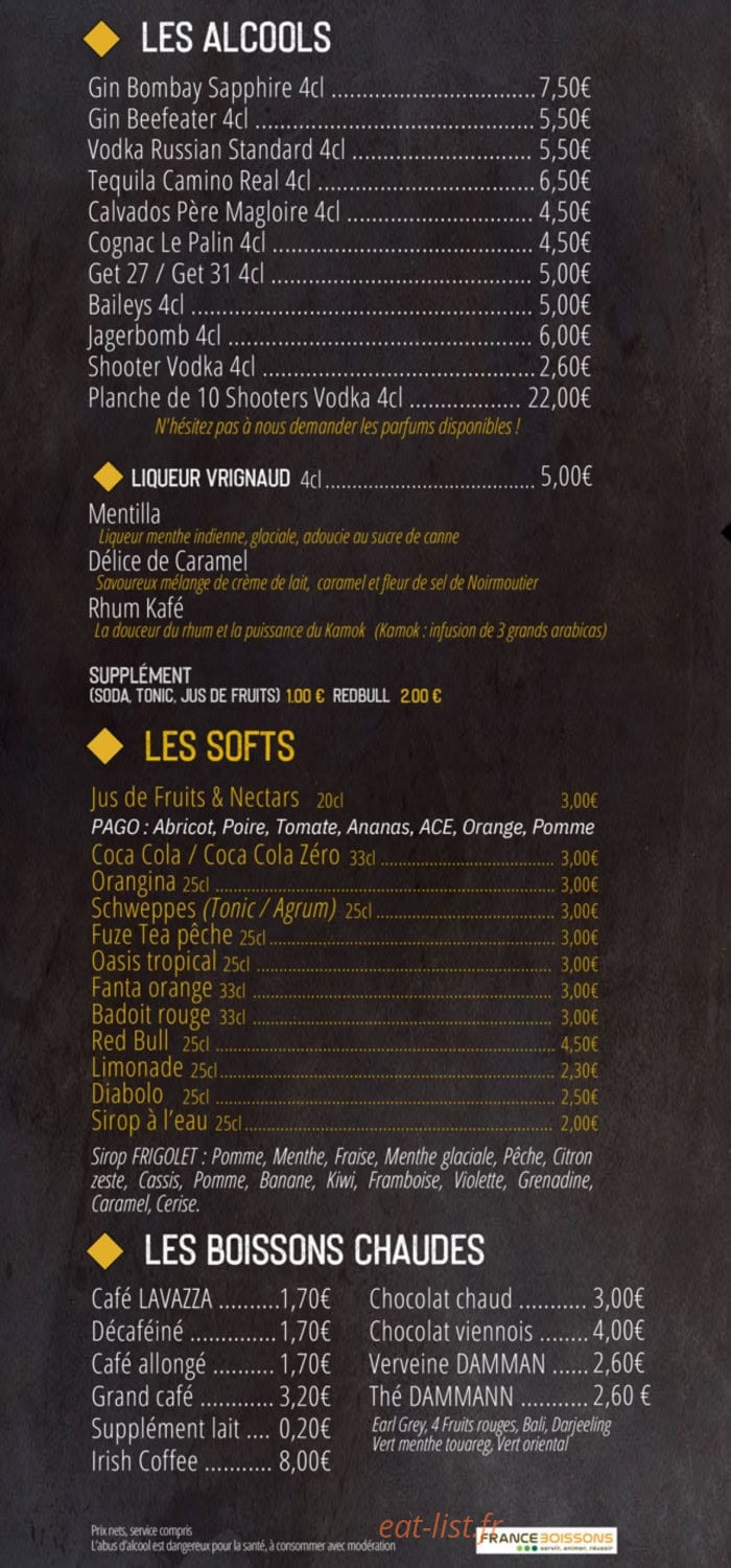 We Want Beer — carte page 4