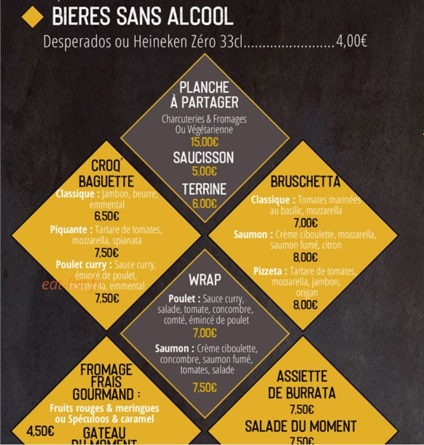 We Want Beer — carte page 8
