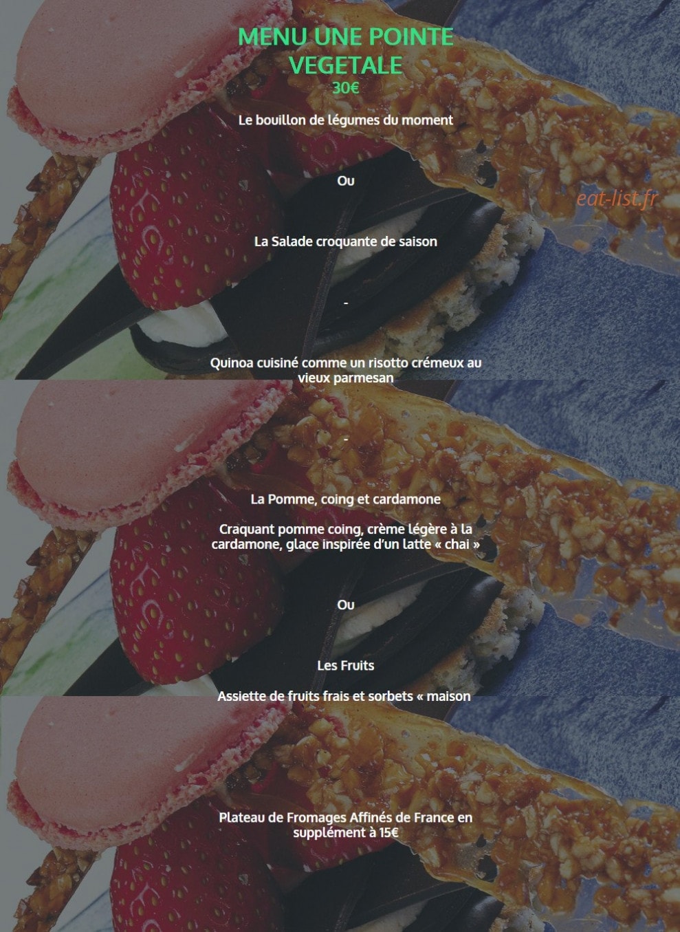 Bistrot 1954 — carte page 5