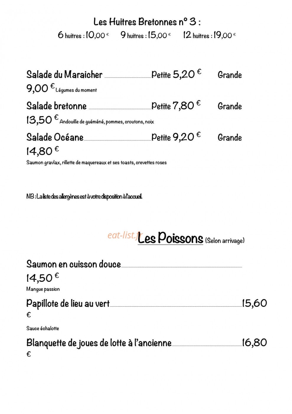 L'Archipel — carte page 2