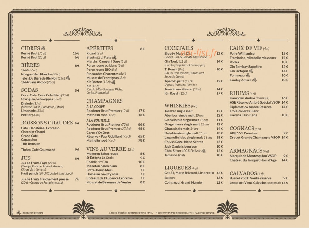 Grand Hôtel des Bains — carte page 5