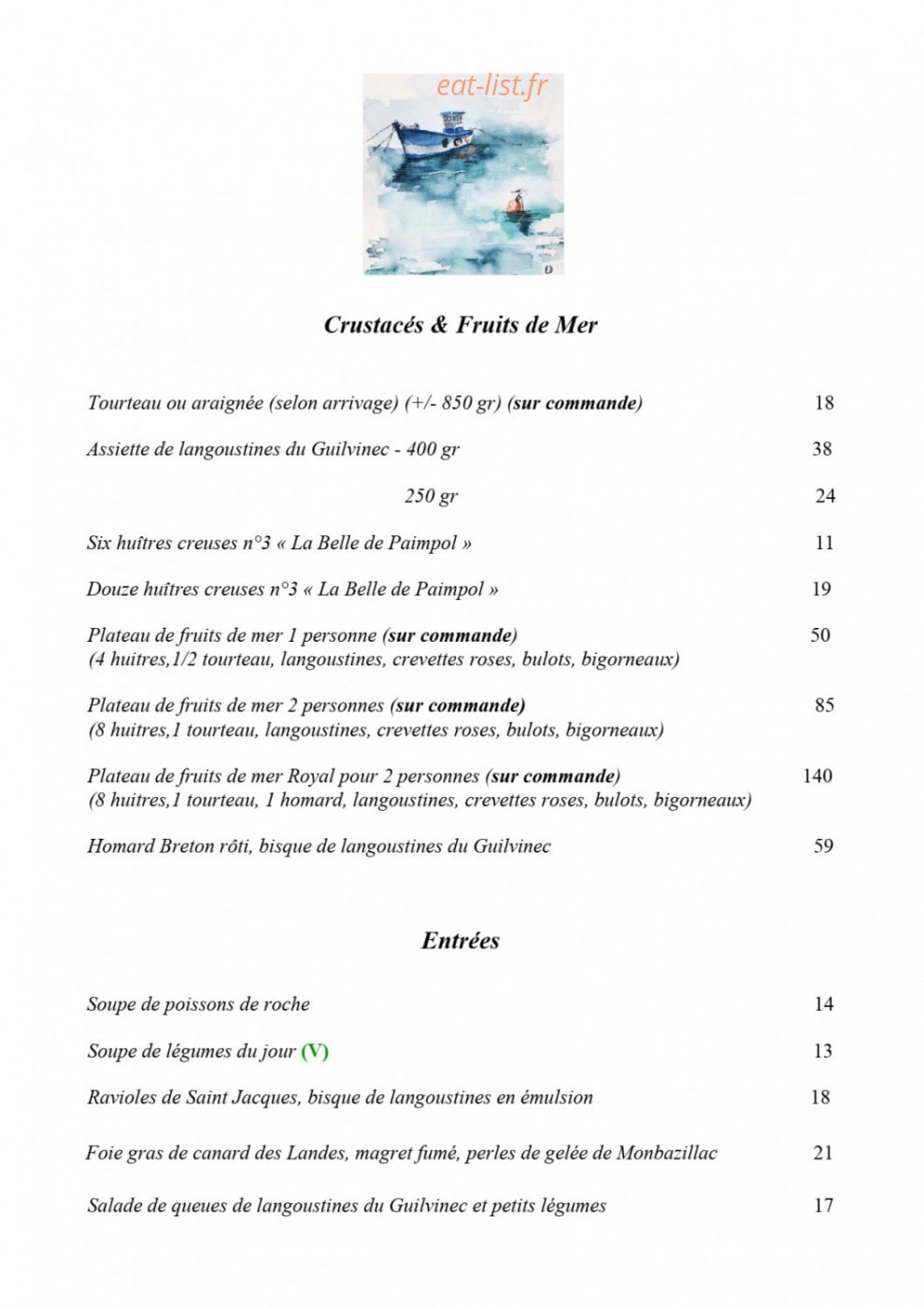 Grand Hôtel des Bains — carte page 3