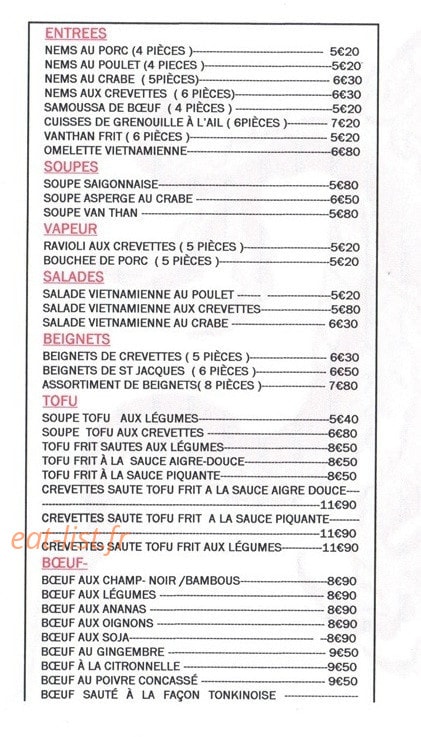 Dragon Phénix — carte page 3
