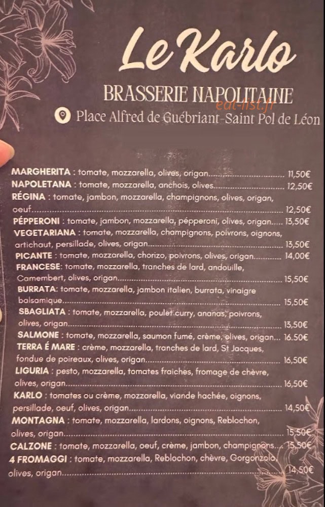 Le karlo — carte page 1