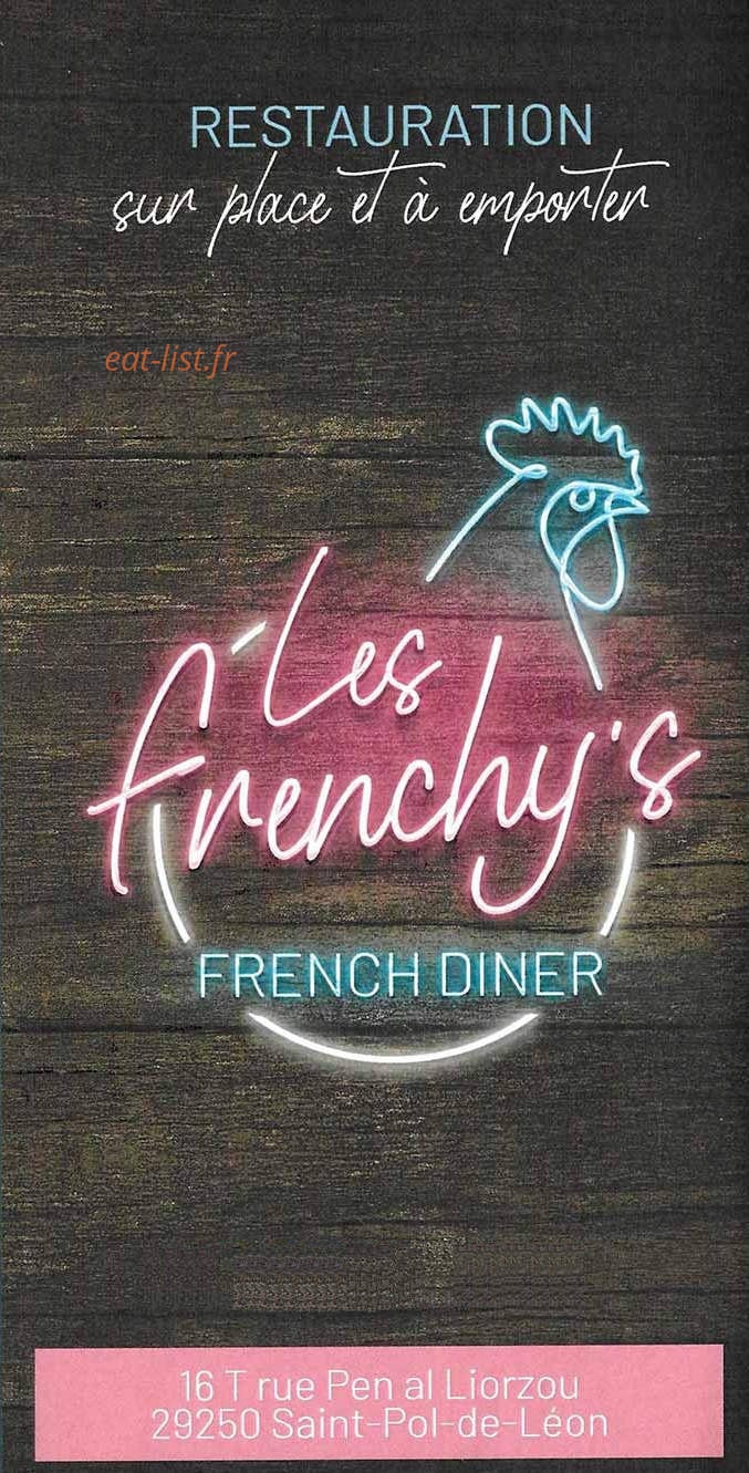 Les Frenchy's — carte page 1