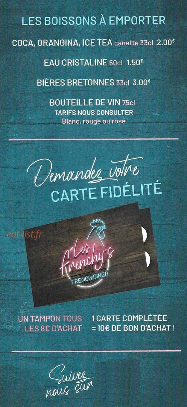Les Frenchy's — carte page 6