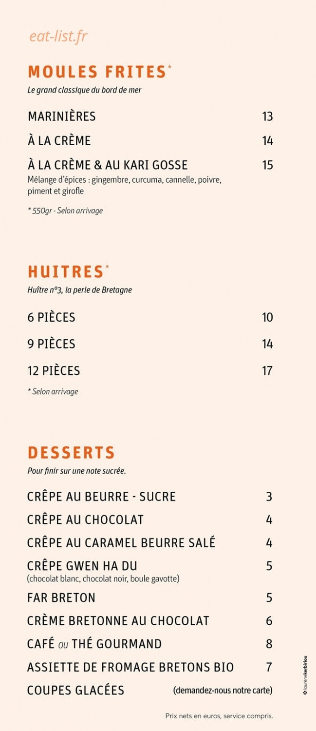 Bar du Port — carte page 3