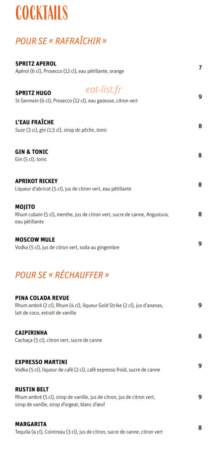 Bar du Port — carte page 4
