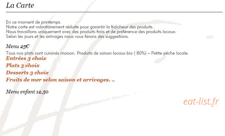 Les Herbes Folles — carte page 1