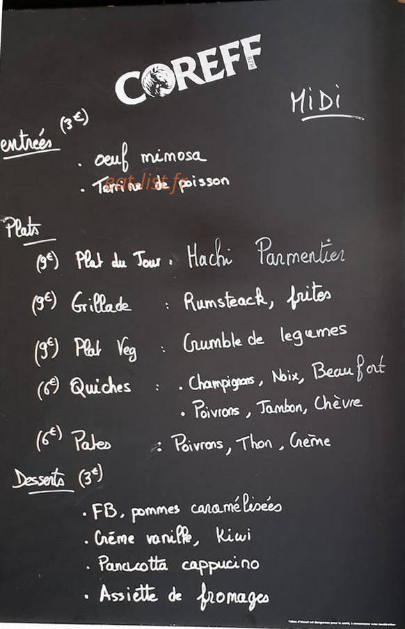 La Fabrik — carte page 2