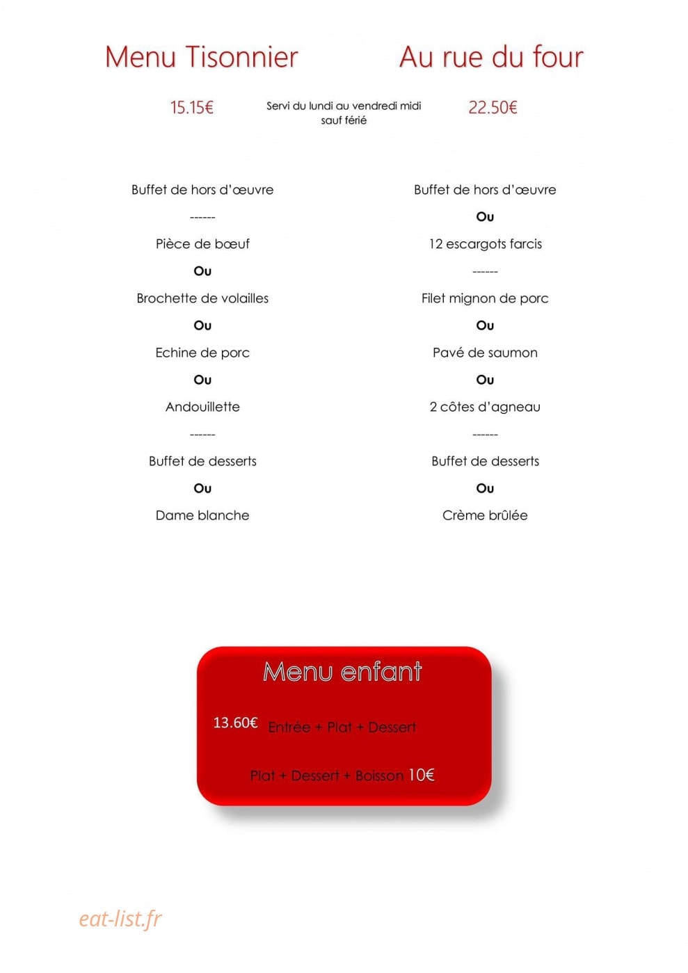 Les Tisons — carte page 5