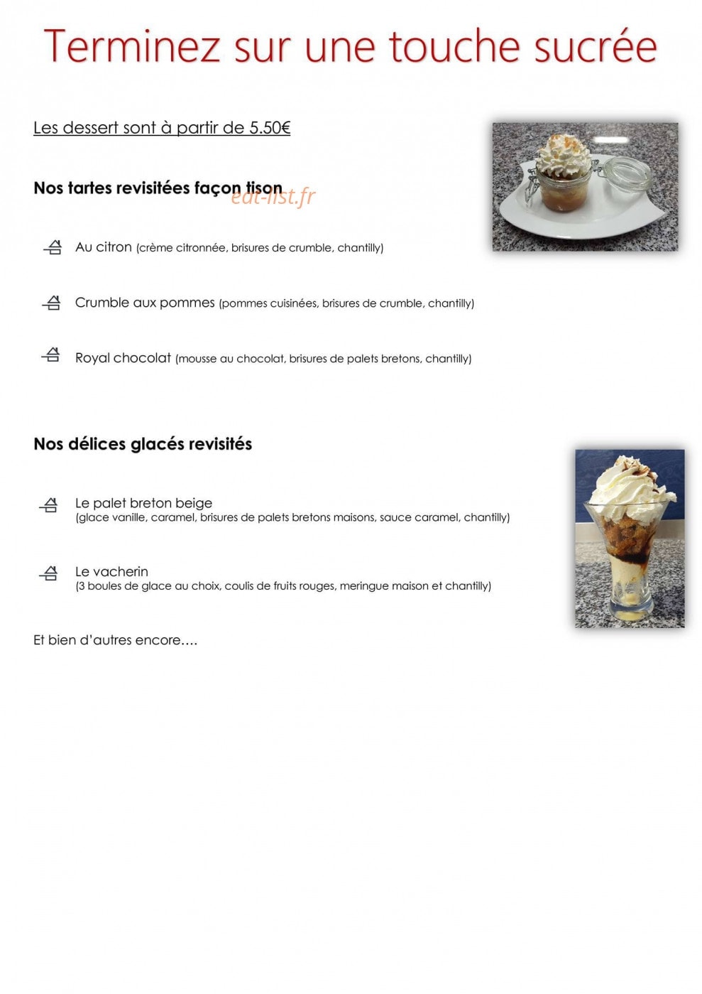 Les Tisons — carte page 4