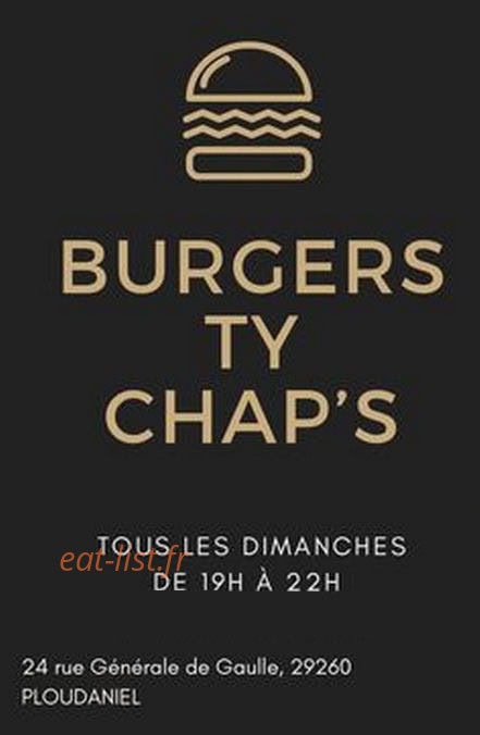 Ty Chap's — carte page 1