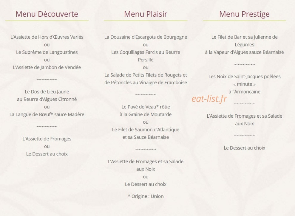 Le Week End — carte page 1