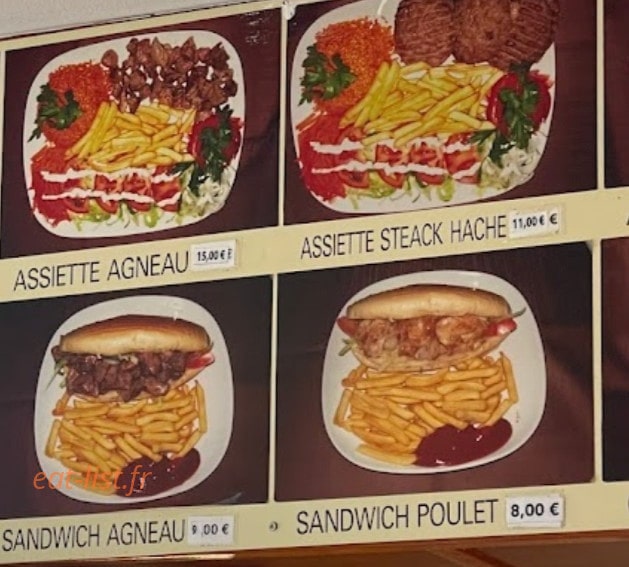 Antalya Kebab — carte page 2