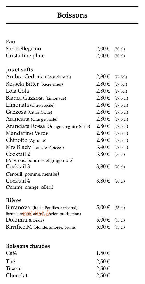 Vorgium Pasta — carte page 4