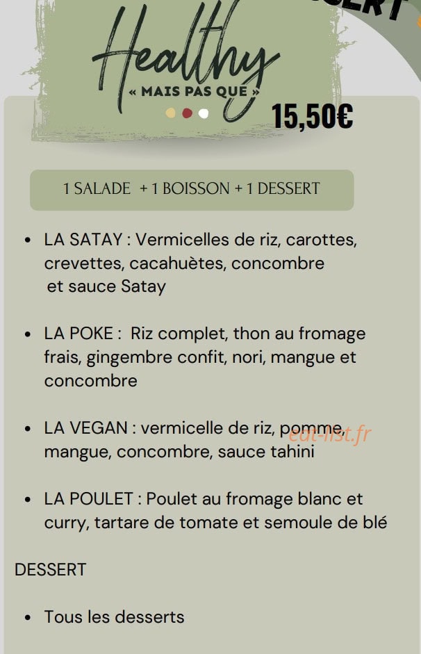 Gourmand Mais Pas Que — carte page 7